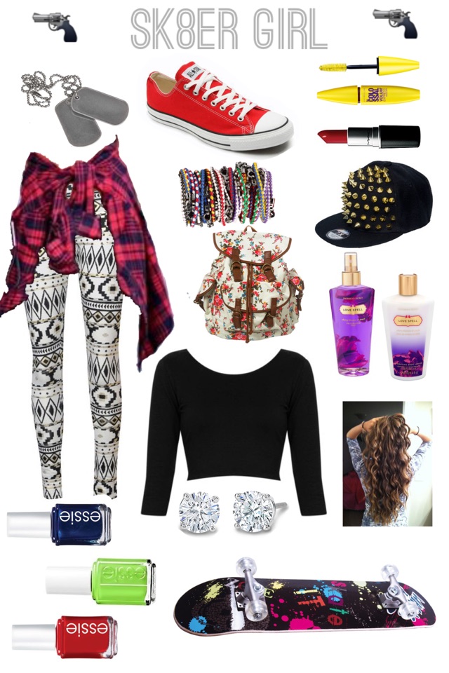 Sk8er girl: this outfit is random but works