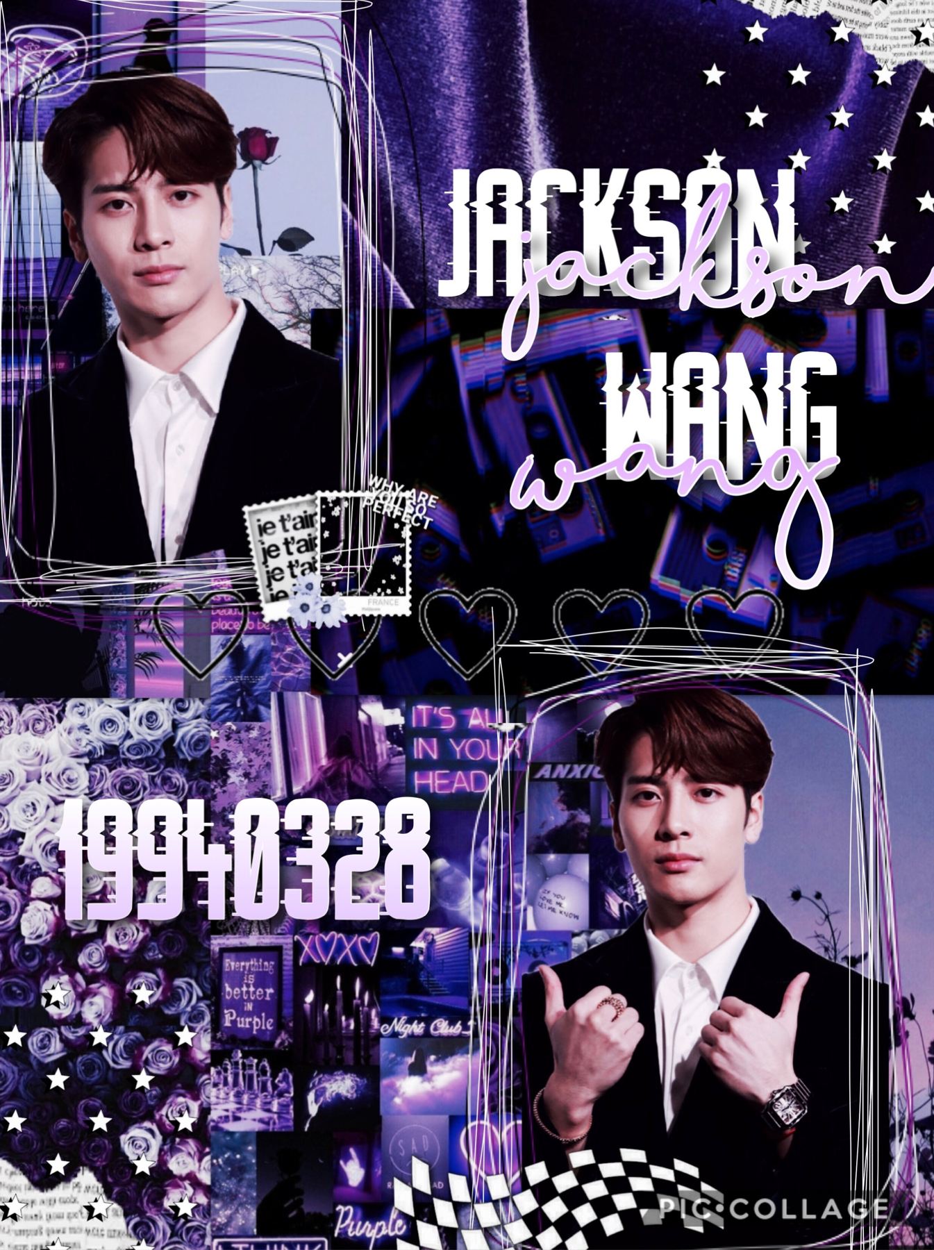 Happy birthday Jackson from China!!! 😂 You are so funny and talented! Also thank you lixism for the font!!! She is really nice! Give her a follow! 💖