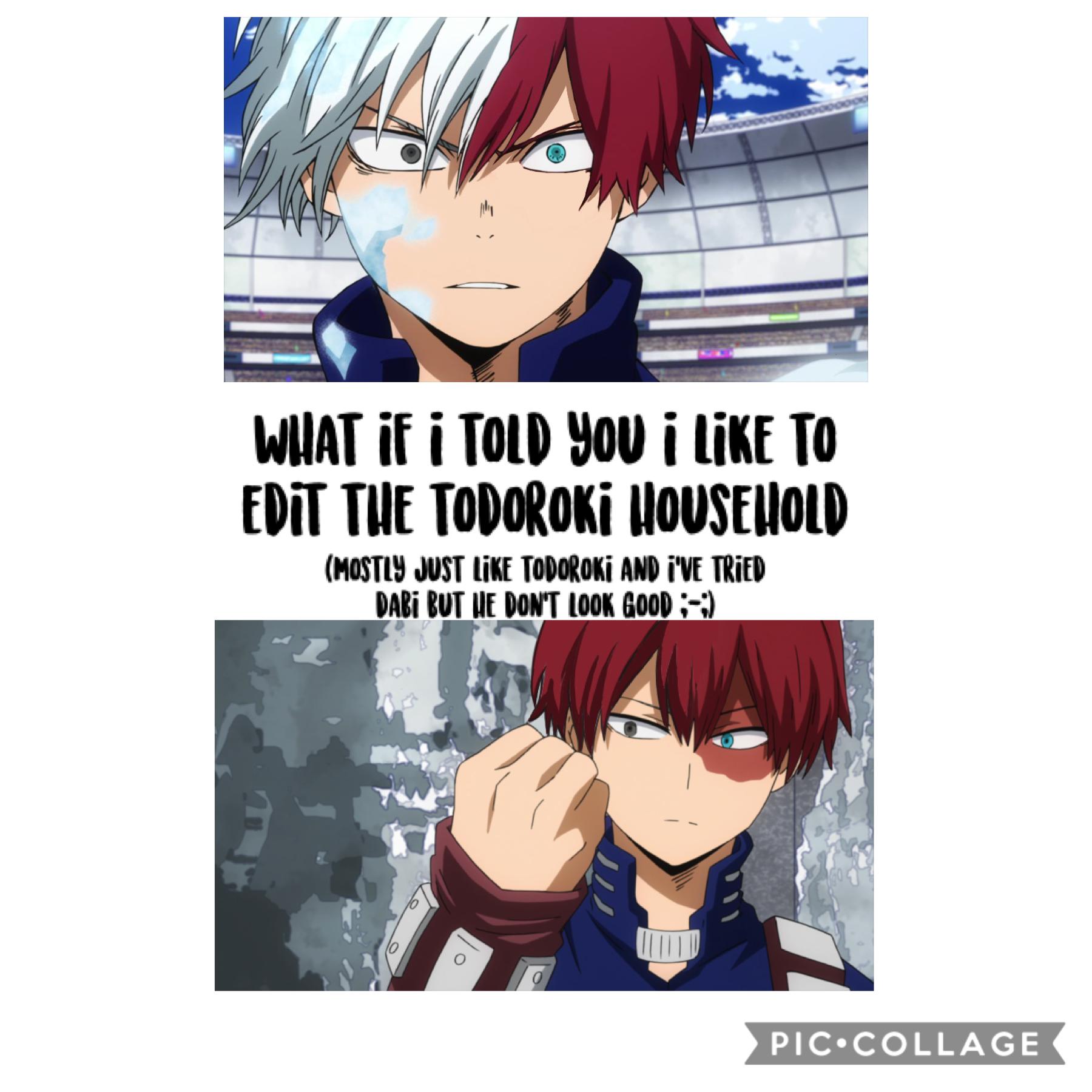so um i like to edit the todoroki household to see what they’d look like since they all have the most varied appearances- i really do have problems have a plus ultra day and night!! ^^ (oh and my brother is sick so i can’t paint on his lights because I’m 