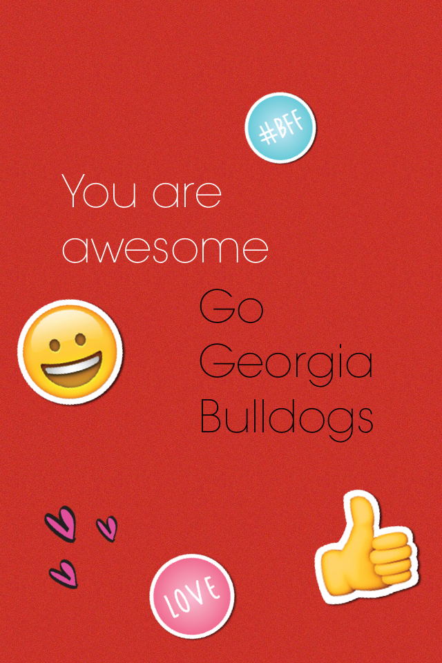 Go Georgia Bulldogs 