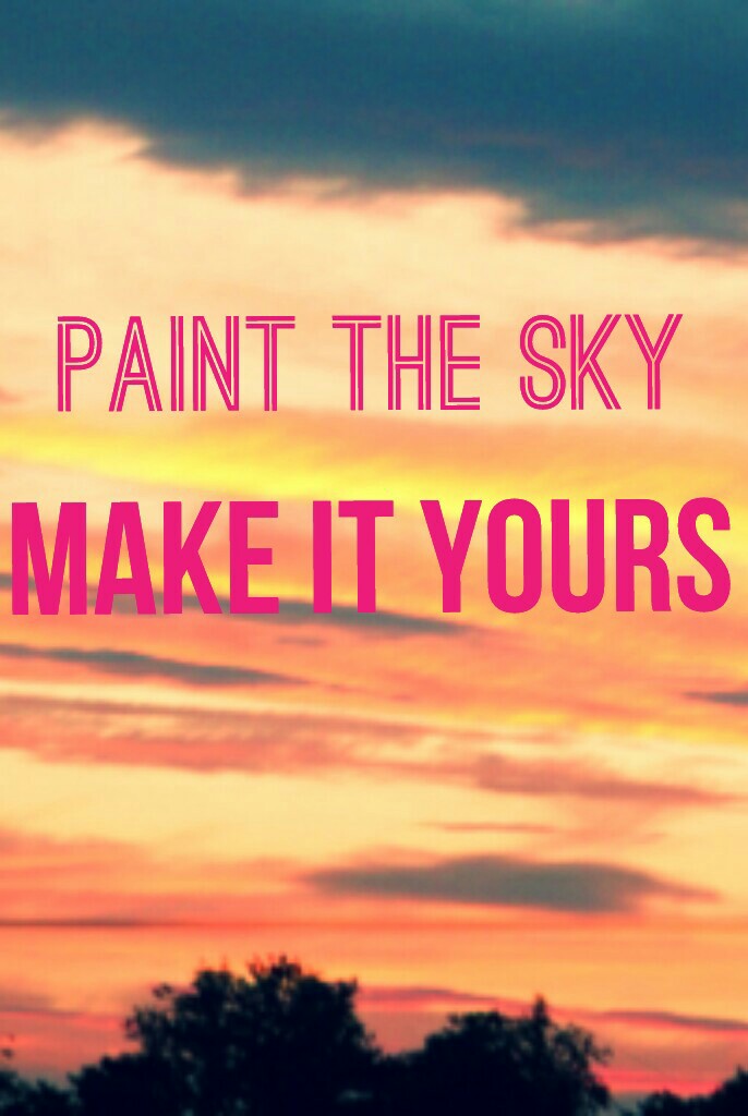 Paint the sky