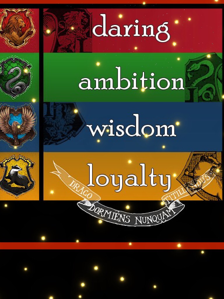 Which Hogwarts house are you in?❤️💚💙💛