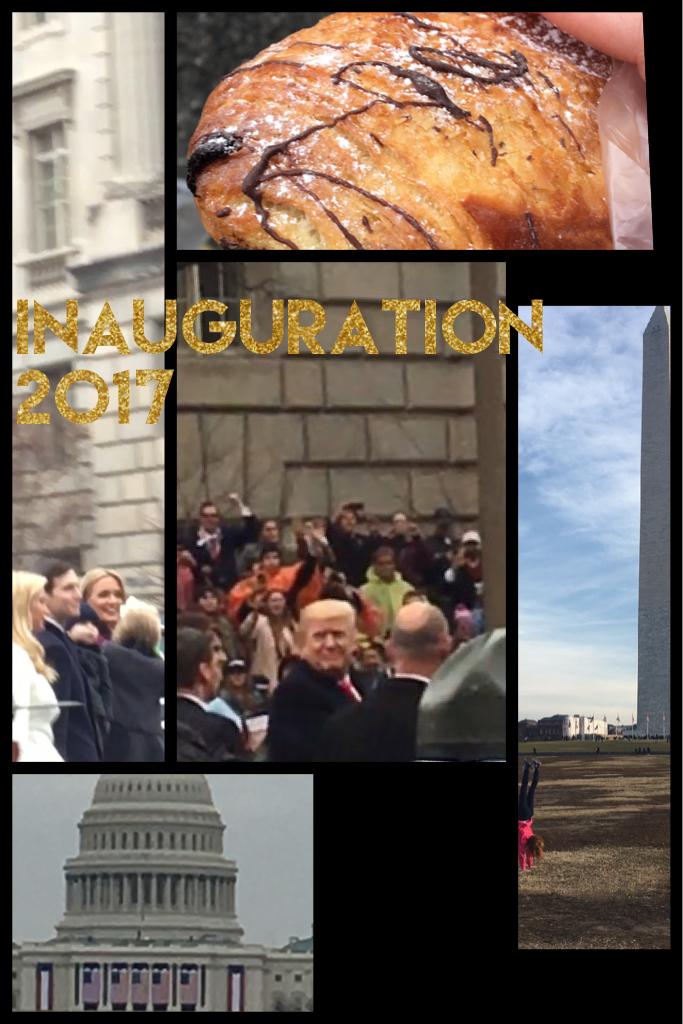 Inauguration 2017!!!! These were all photos taken by myself!!! :3
