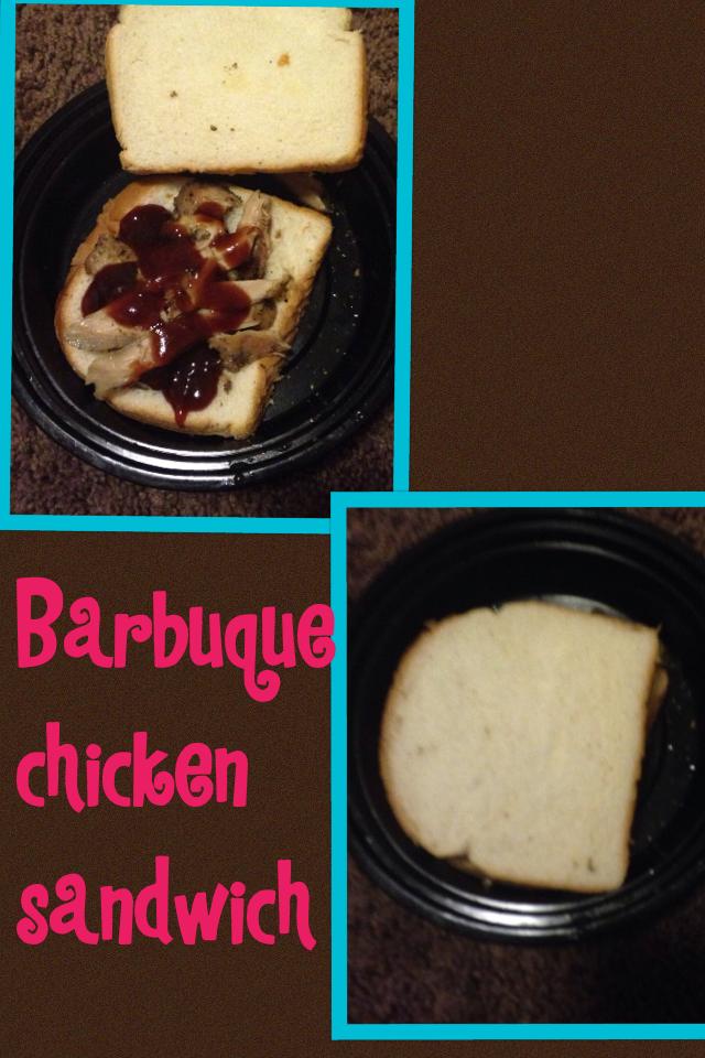 Barbuque chicken sandwich