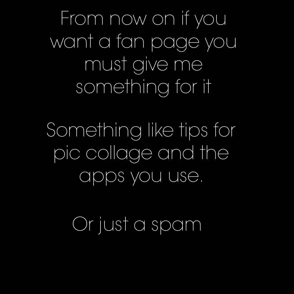 Or just a spam