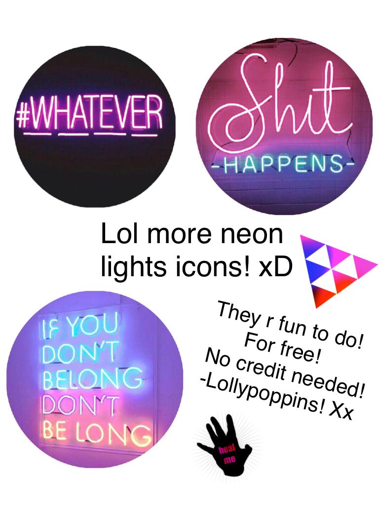 Lol more neon lights icons! xD