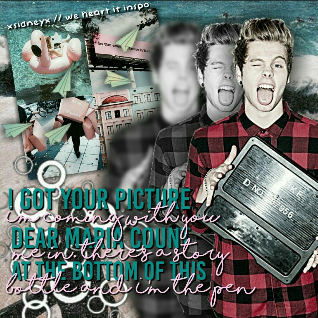 💓tap here💓
song: Dear Maria Count Me In by All Time Low
I mean this one isn't as good as the other but oh whale😜
the next celebs in these edits should be Ari, Little Mix, and other 5sos members👌