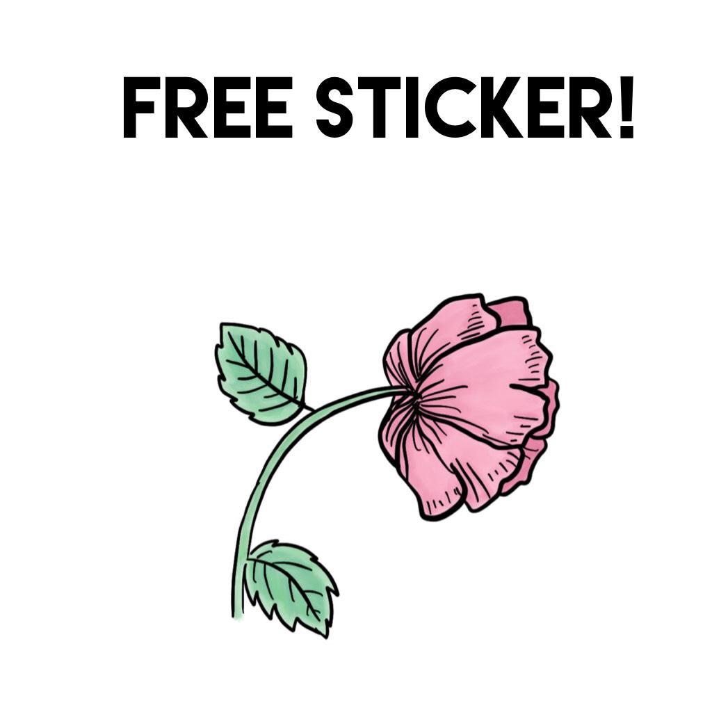 Free Sticker for Anyone Who Wants it!