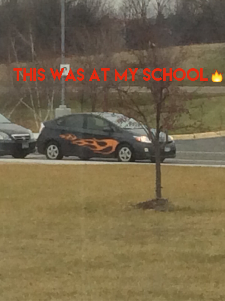 This was at my school🔥