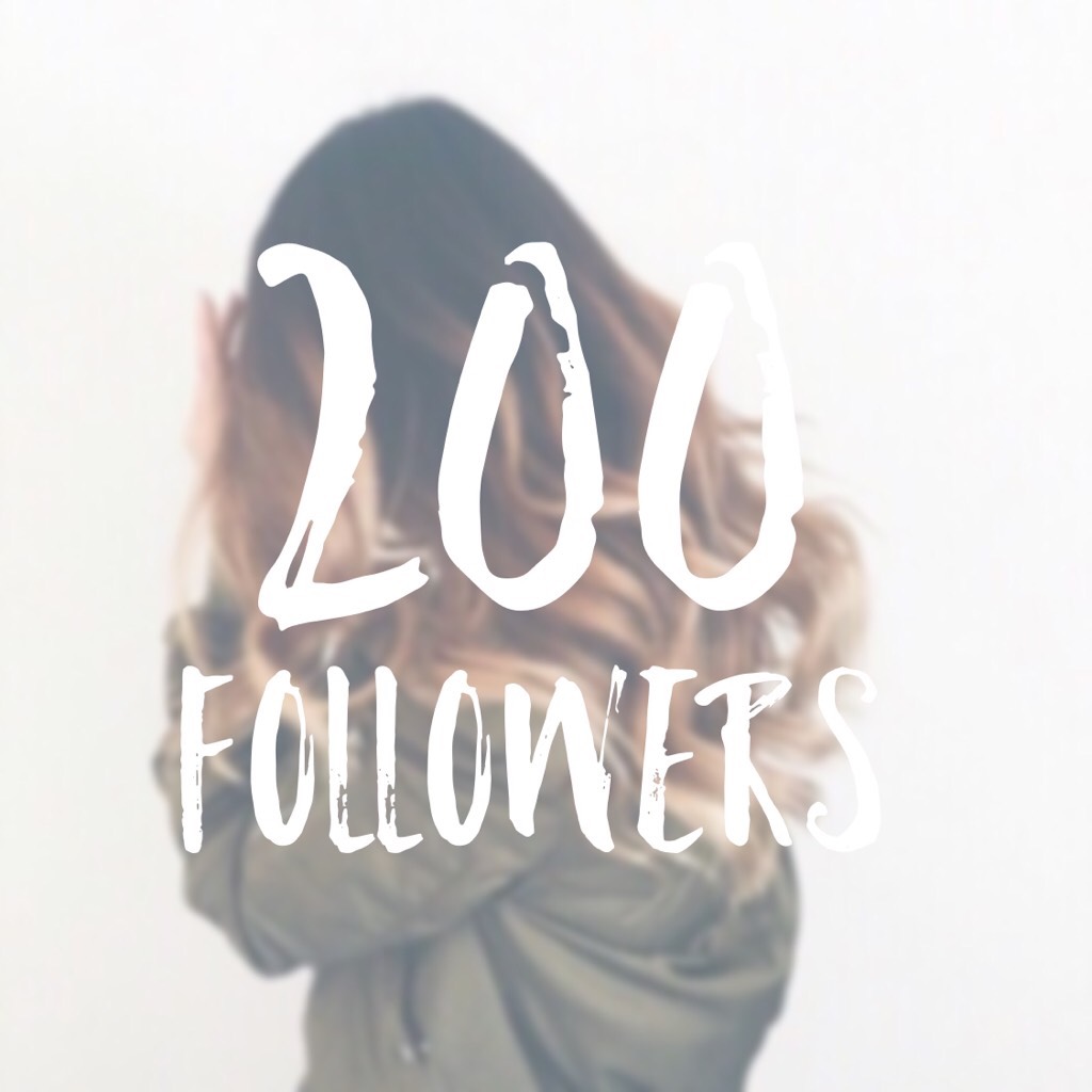 🎉🎉🎉🙌🏼T A P🙌🏼🎉🎉🎉
THANK YOU FOR 200 FOLLOWERS!!!!!!! You all are so great and supportive and I would just like to thank you for so many people that pressed the FOLLOW button! THANK YOOOOOOUUU!!!!!!!!!!🤗💕