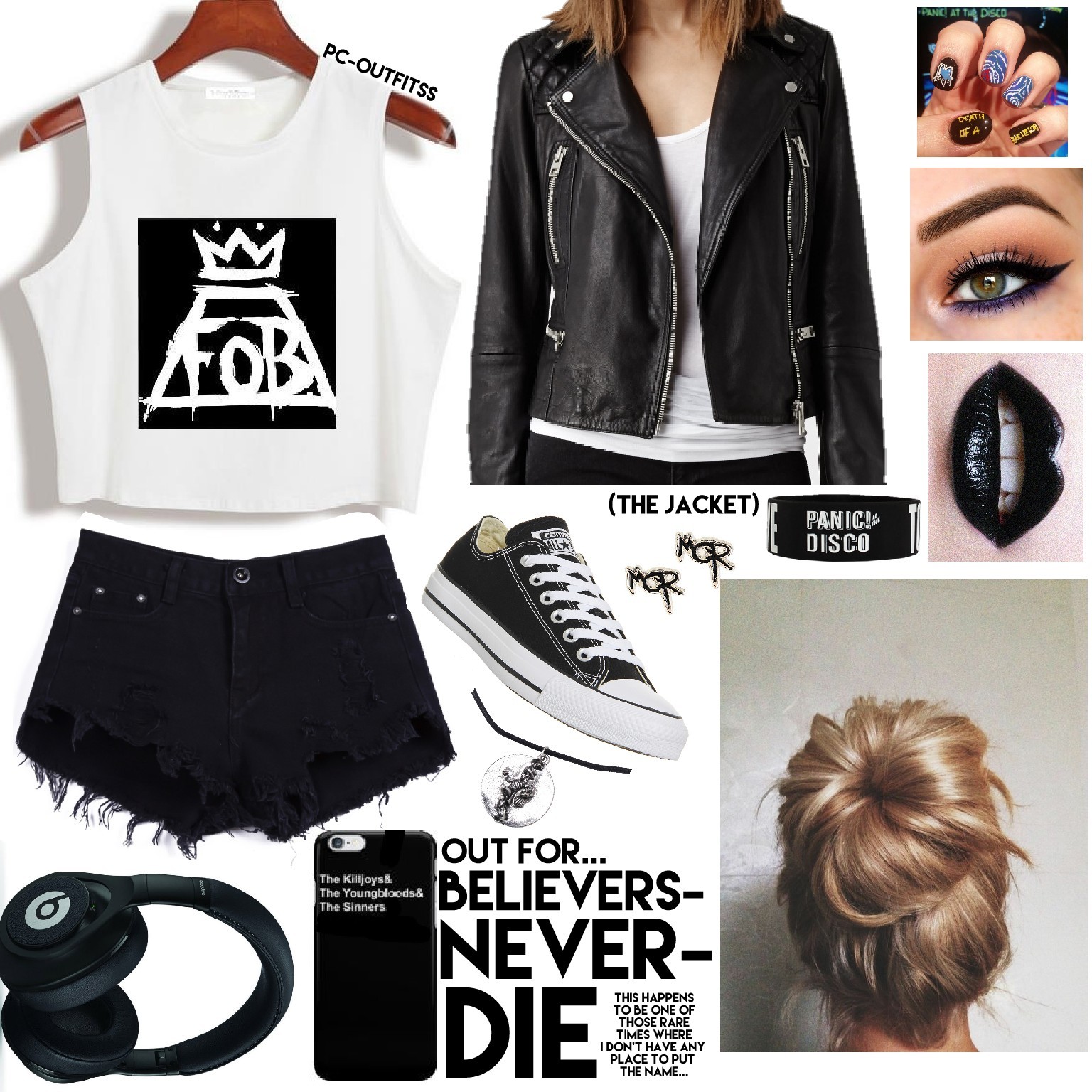 Pc-outfitss|| Outfit for believers-never-die... I WAS SO FLIPPING EXCITED TO MAKE THIS BECAUSE I RELATE TO THIS ON A SPIRITUAL LEVEL. there ya go