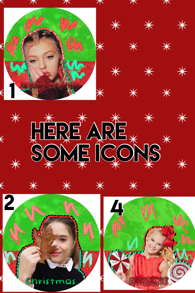 Click emoji 🎄


















Here are some Christmas icons comment the number of the one that you want and I'll put your username and I'll give it to you if you want any kind of other style of icon I will make it for you