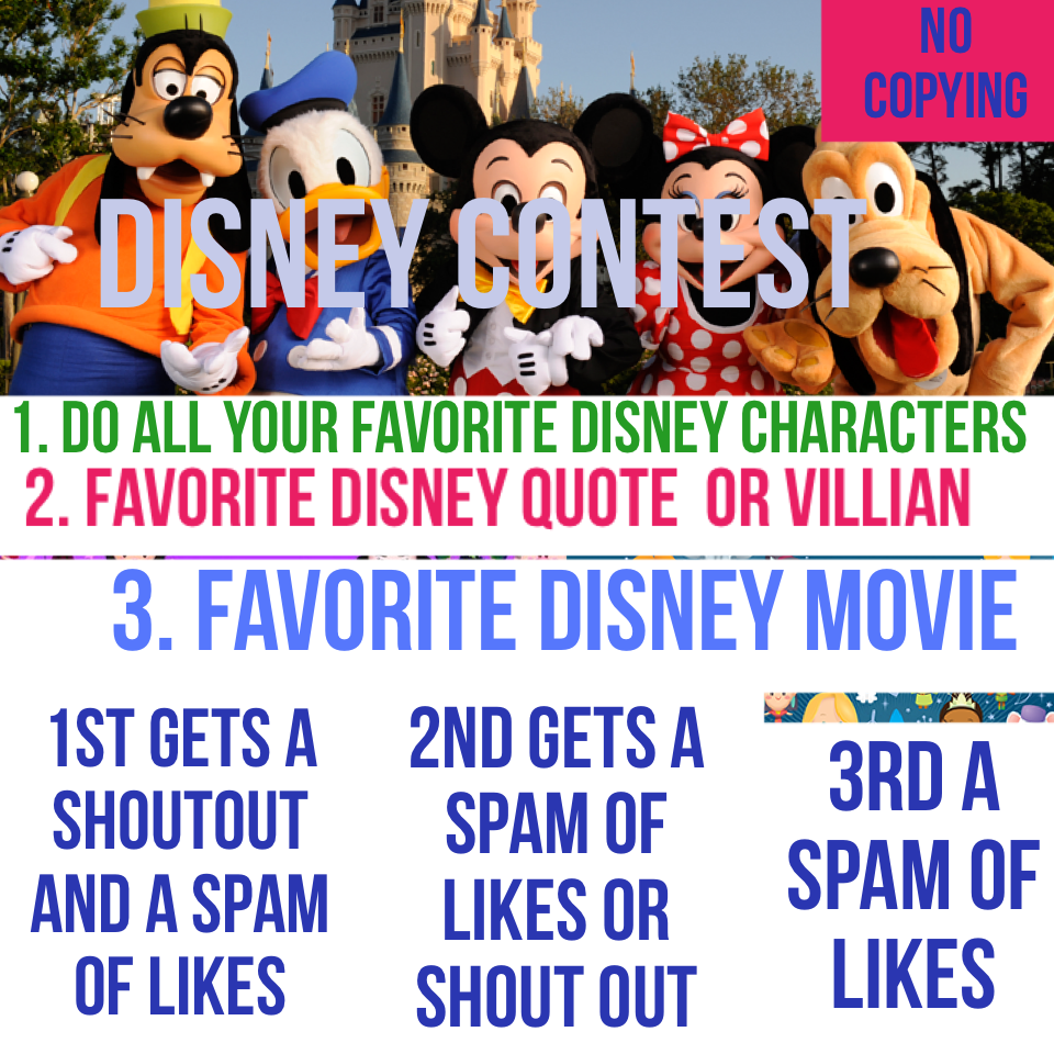 Disney contest 