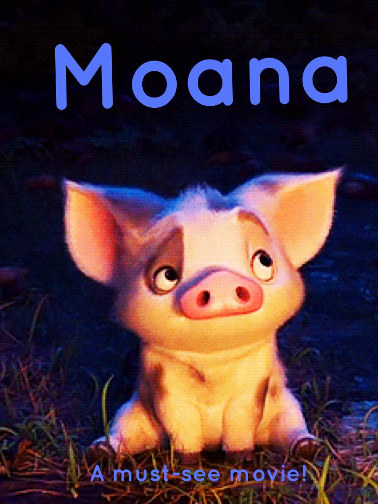 Moana! Unfortunately, we don't see Pua the pig much in it, put the movie is amazing!