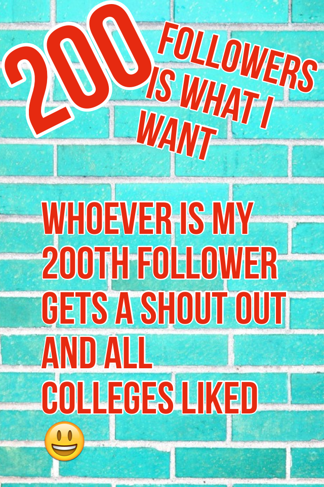 200 followers 