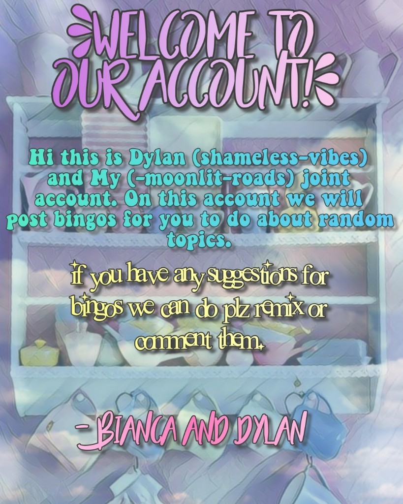 Welcome to our account! 