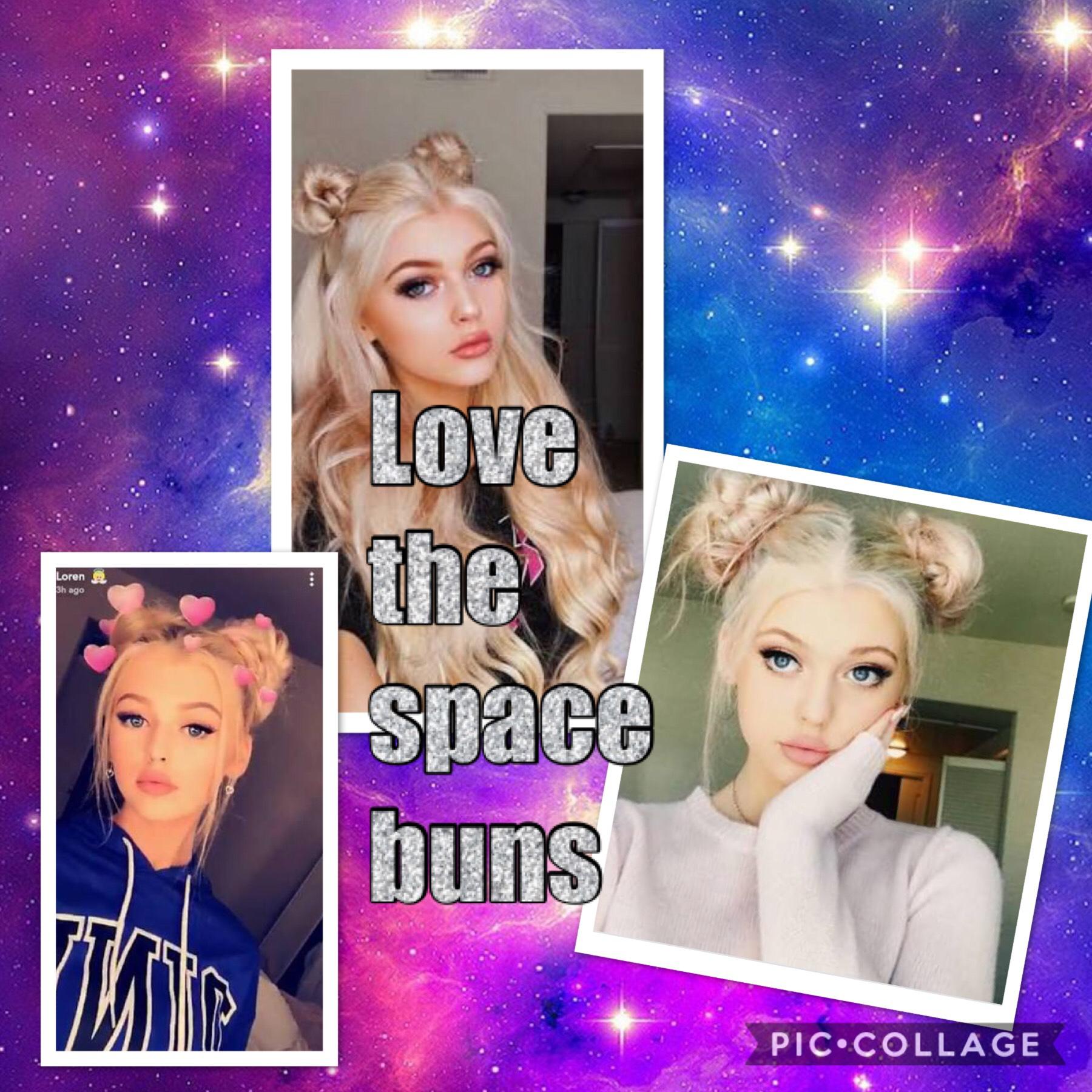 Comment if you love her space buns 