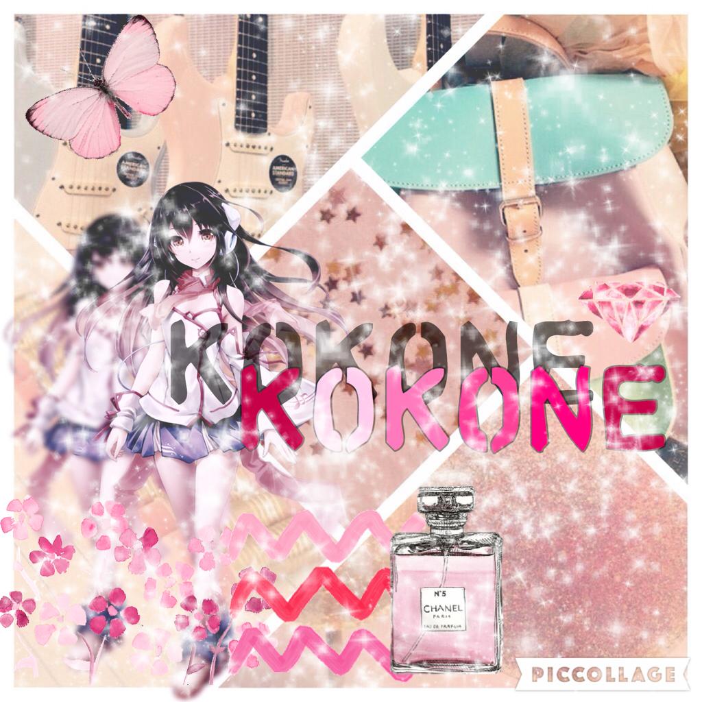 Hello! I'm back 
I've been way to busy in school work!
So here is a quick and simple edits of one of the most underrated vocaloid, Kokone! 
She's awesome!:)