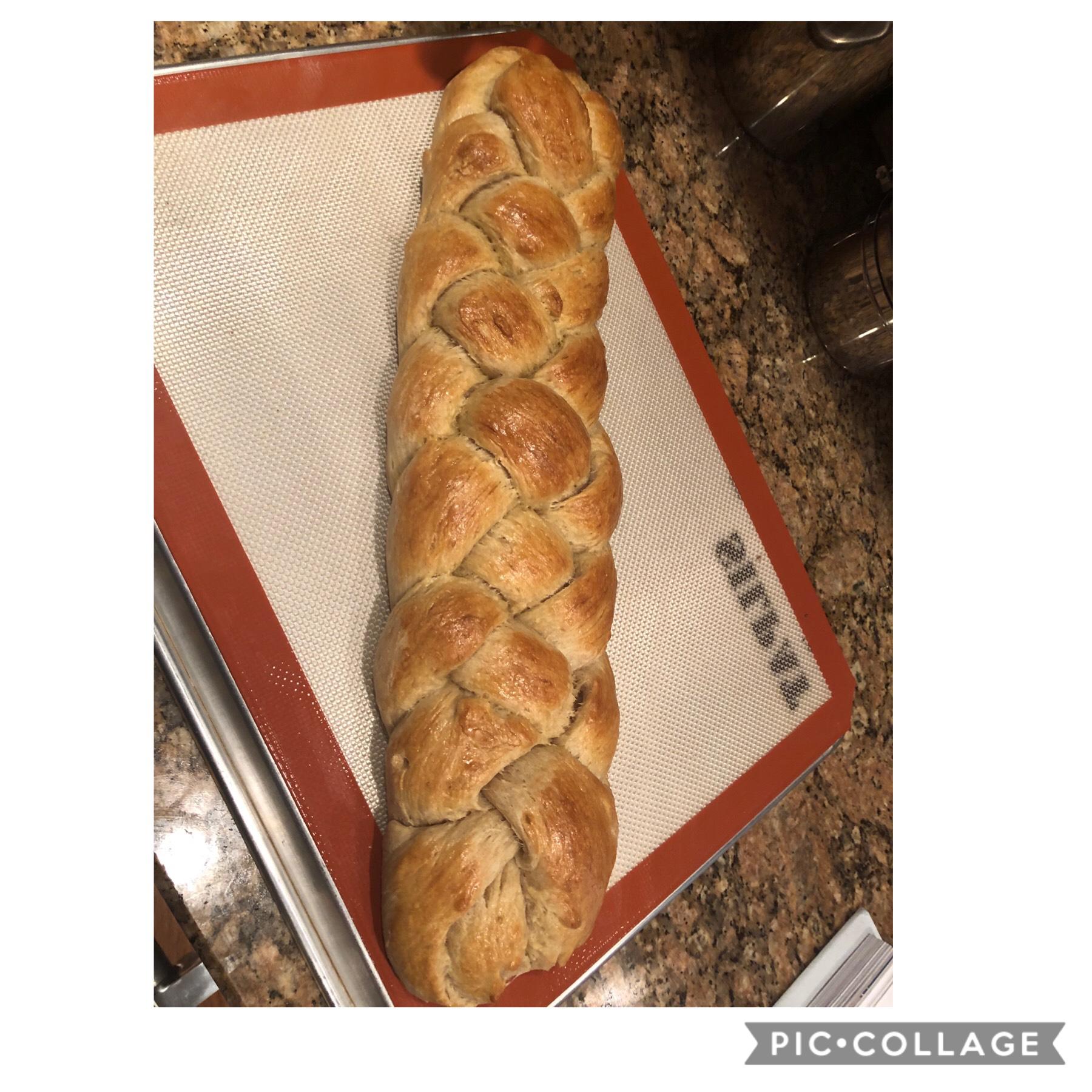 update: the bread is done and it is very delicious 