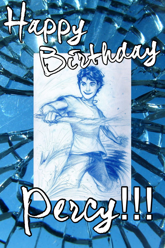 Happy birthday Percy Jackson I love you more than I love ice cream🐬🐬