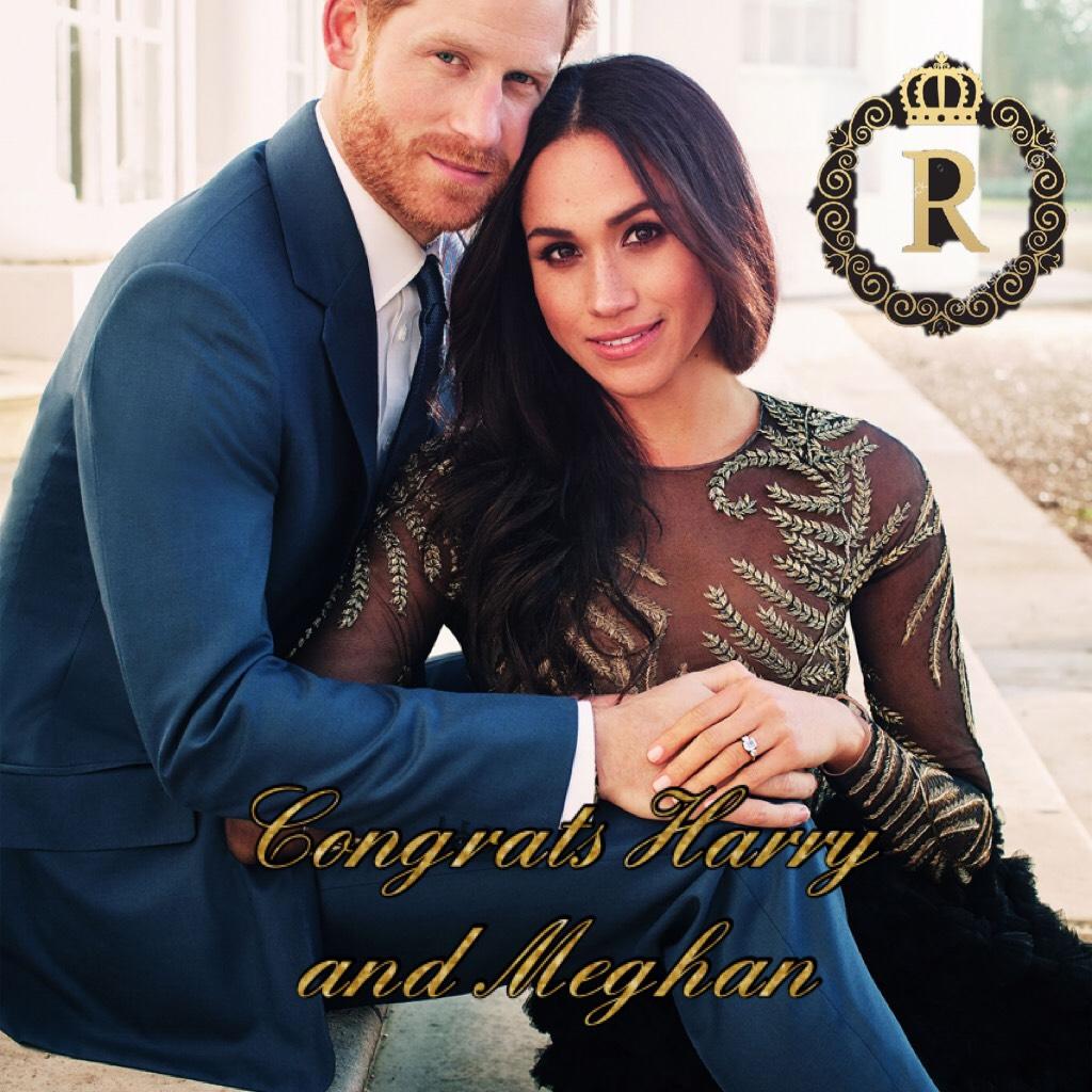 Congrats Harry and Meghan 