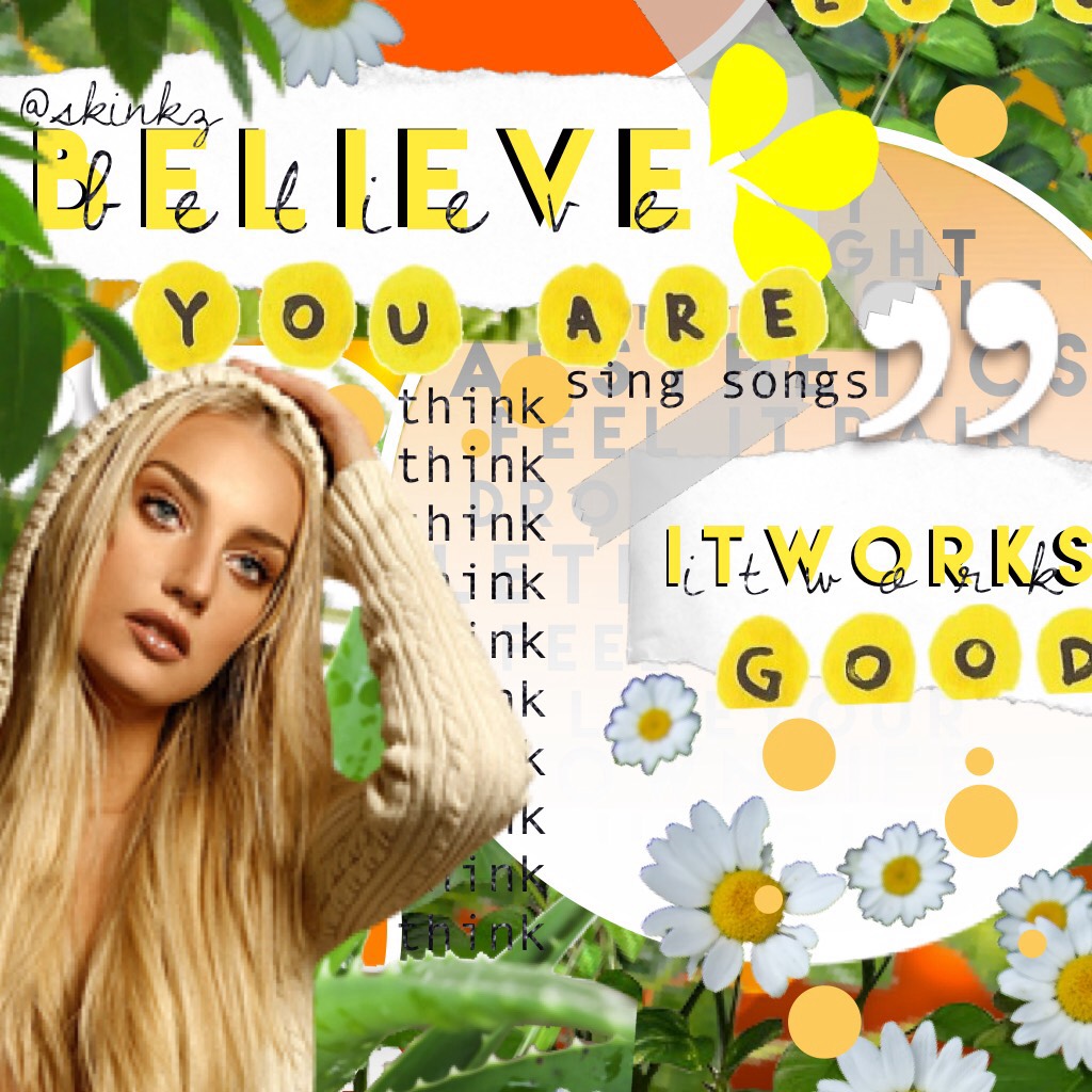 TAP!
MY FIRST SEMI-COMPLICATED EDIT LOL! THIS WAS SO FUN TO MAKE!!  INSPIRED BY PHOTO-BOOTH!!! HOW ARE YOU? Tags: PicCollage Pconly blond girl ong green yellow bright color schemes