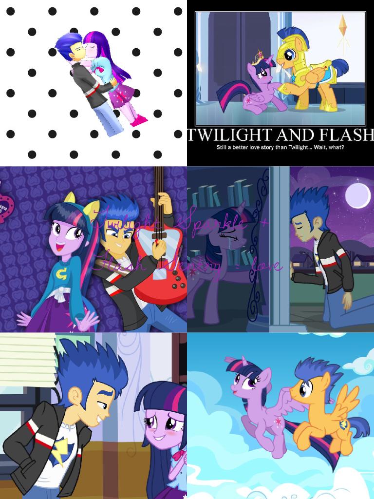 Twilight Sparkle + Flash Sentry = love