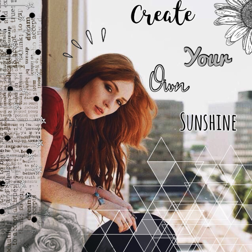 Tap🎈

“Create your own sunshine”🌞I love this!!
