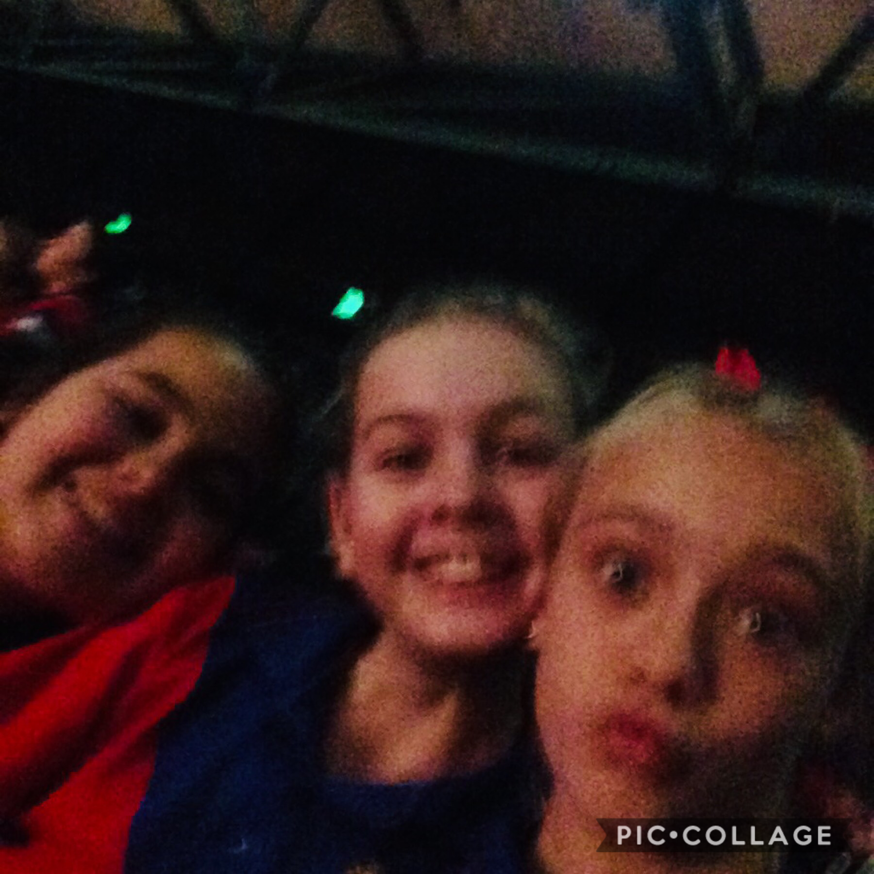 When your sister steals your device and take selfies with your friends!