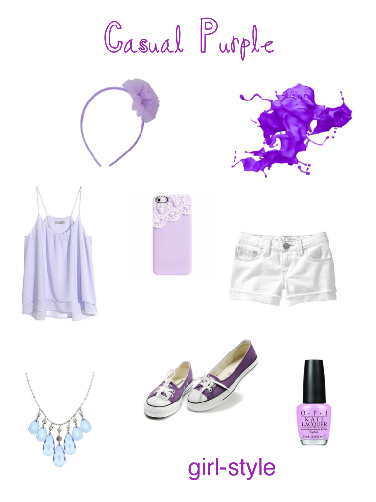 Casual Purple Inspired Outfit 
