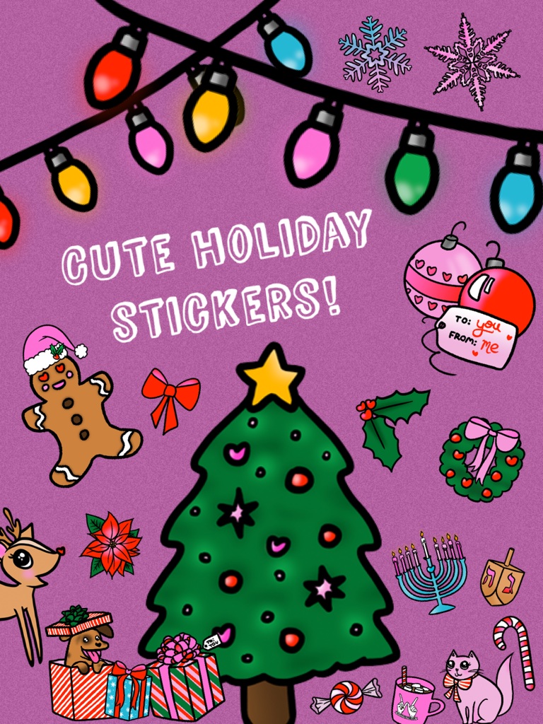 Cute #holiday stickers!