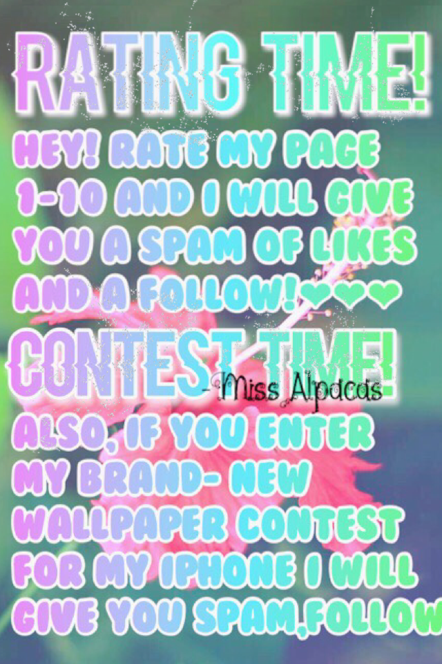        😂CLICK HERE😂👈
         Rate my page!👌🏼
       Enter my contest!🙌🏼
    💖 all my LittleAlpacas!
   Easiest way to get likes!✌🏽️
This is all for inspiration!💦