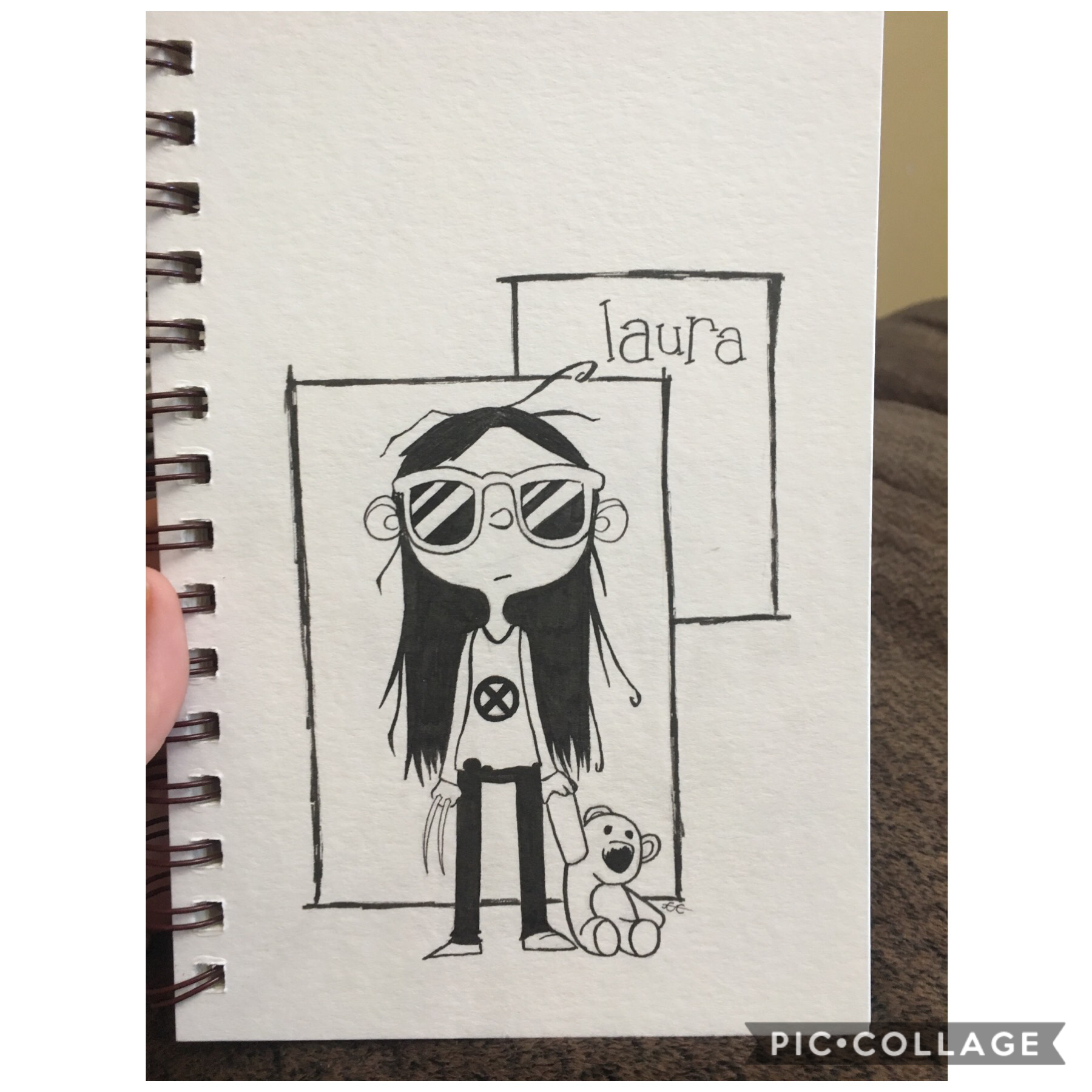 I’ve returned! And with another drawing: Laura Howlett. (aka X-23) 

Inspiration from Skottie Young