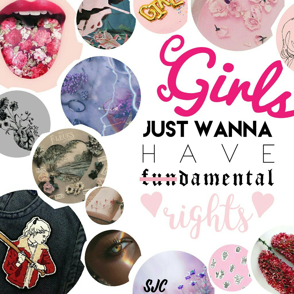 Why I'm a so feminist-inspired right now 😂 Anyway, I would love to say that I appreciate every like you give to my collagrs, thank you 💙💘✌✨🌠