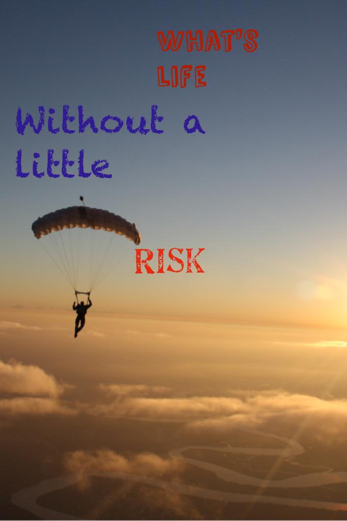 What's life without a little risk