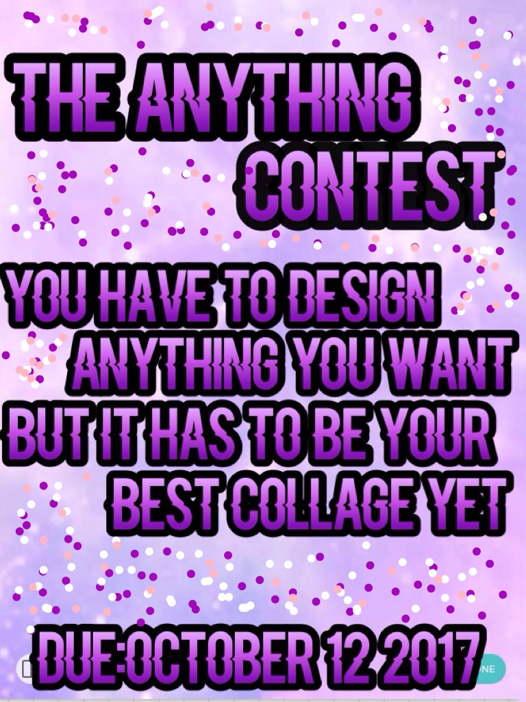 The Anything Contest