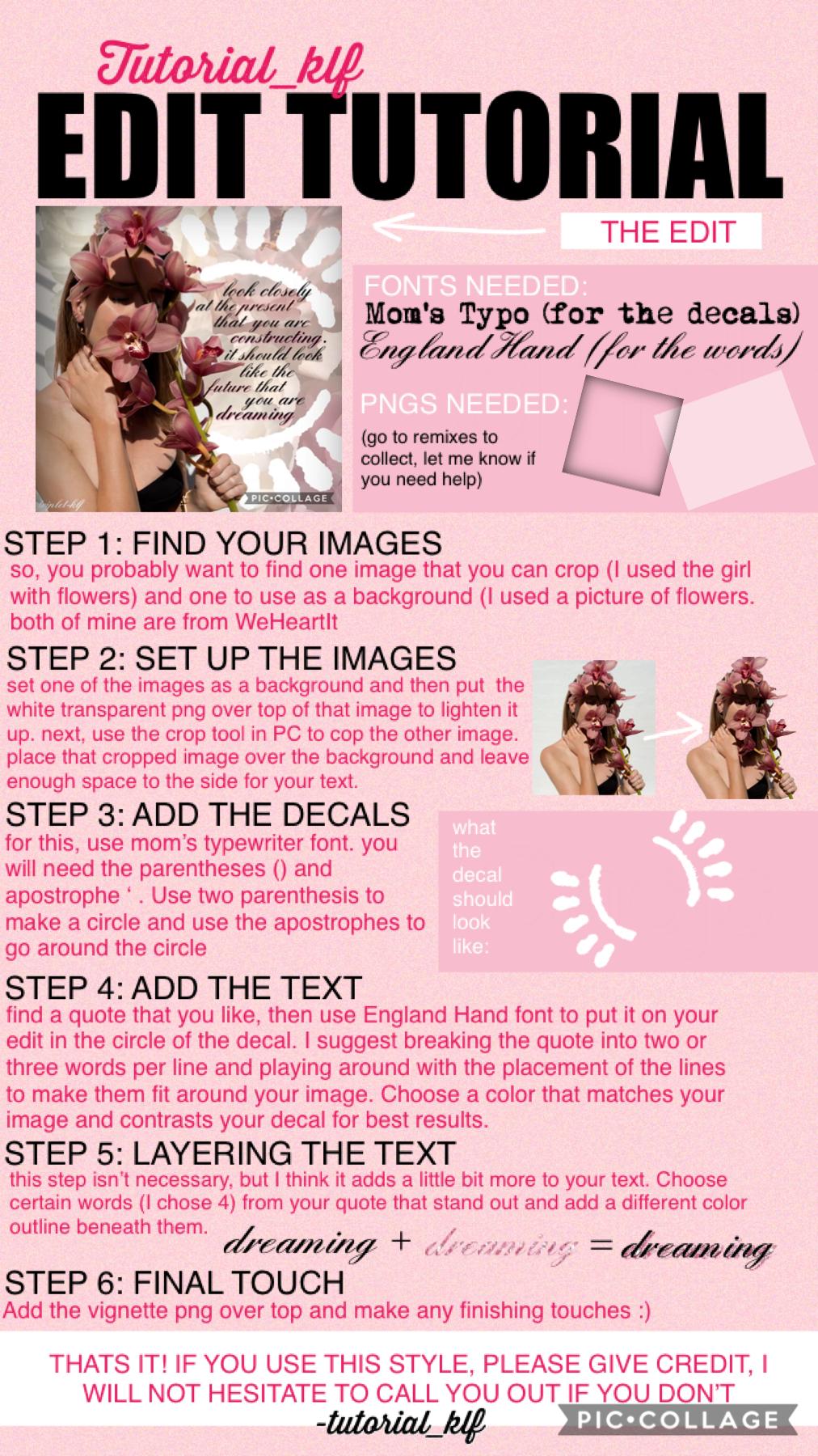 original edit @triplet-klf 💕 let me know if you have any questions! it’s been so long since I made a tutorial, hope you enjoy this one! 🌸 make sure to give credit!