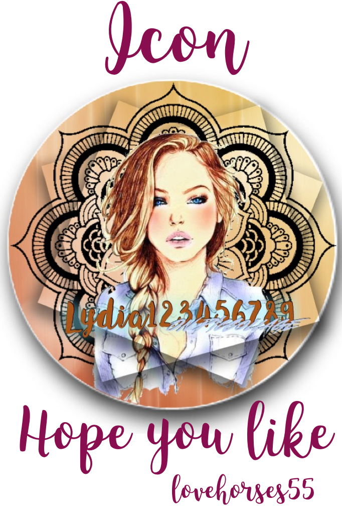 New Icon For Lydia123456789
Hope you like