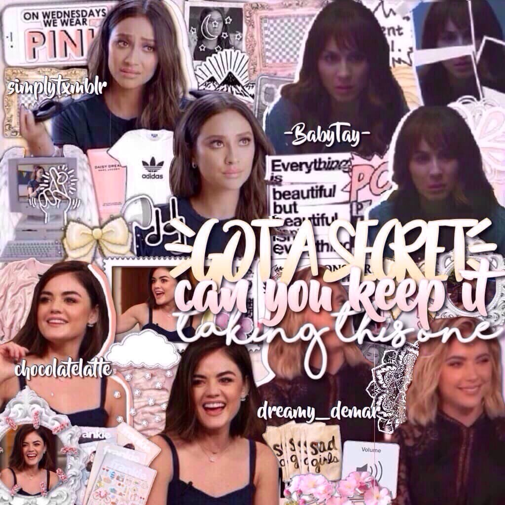 PLL collab from a while back😈🌸I'll be doing the complex edits and Libby will do the simple 💖🍉Anyone wanna PLL collab?👀💕
Kisses, Leah💋