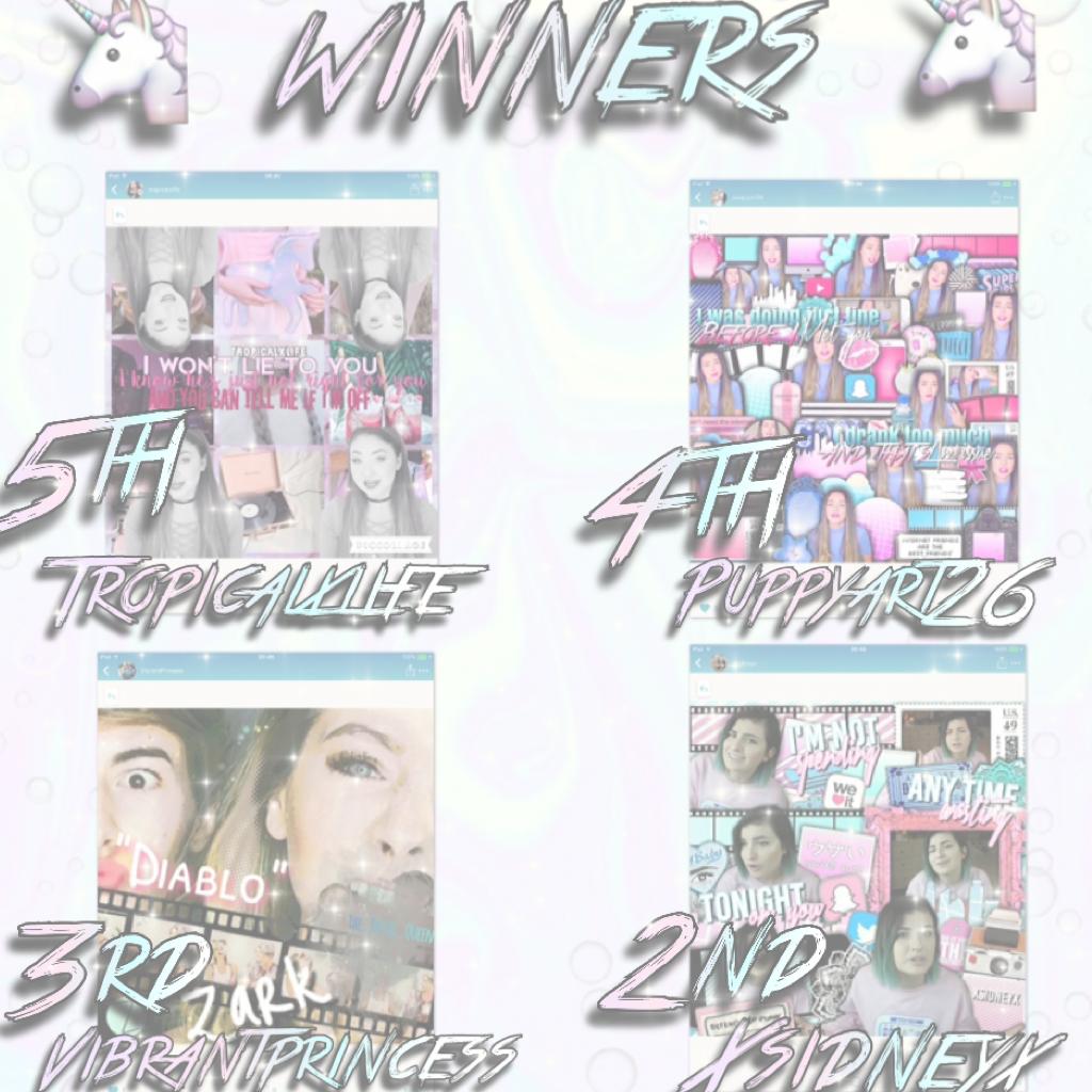 🦄CLICK HERE🦄
🦄
CONTEST
🦄
WINNERS
🦄
Hey guys it's Alexis X OMG I LOVE ALL OF THESE ENTRIES X congrats! X prizes will be up soon xx ILYSM 🦄🦄