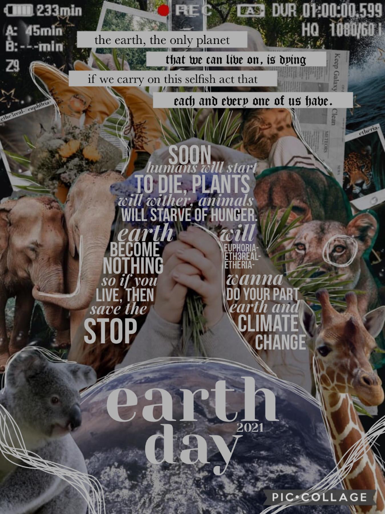 tap 🌏
5th collage for our series! theme: earth day. catie did the bg and I did the text, both are inspired by @_serein_ and @GemQuotes. do ur part to save the earth! the series will also continue no matter what. 