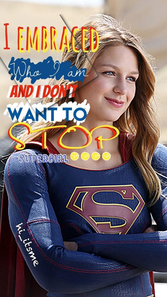 Click
Part of my new superhero theme!! In honor of our AMAZING Kara Danvers! What do you guys think!! Do you watch super girl?? I do! 😋
