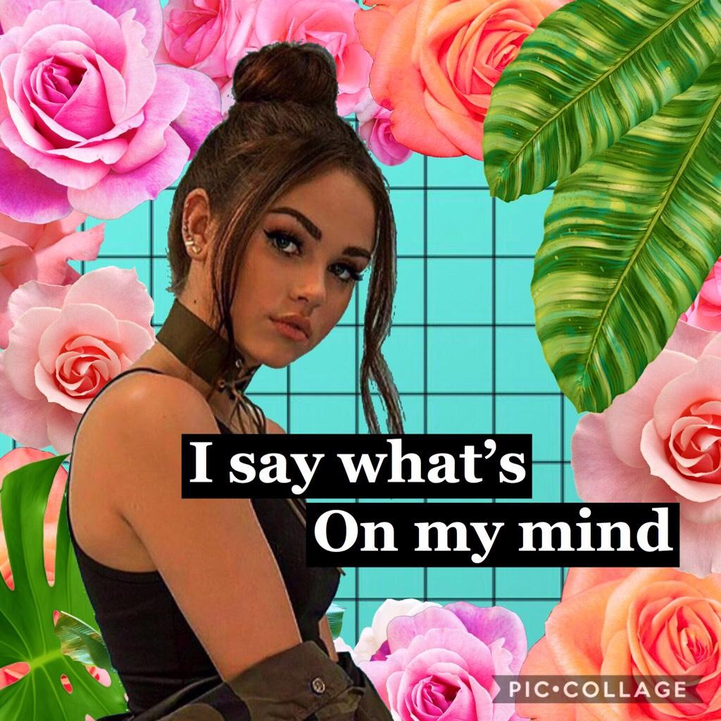 Maggie Lindermann 💕💕I’ve really been playing around with the edits and I think I might stick to a tropical theme... Kat me know what you think !! RATE 1-10💕