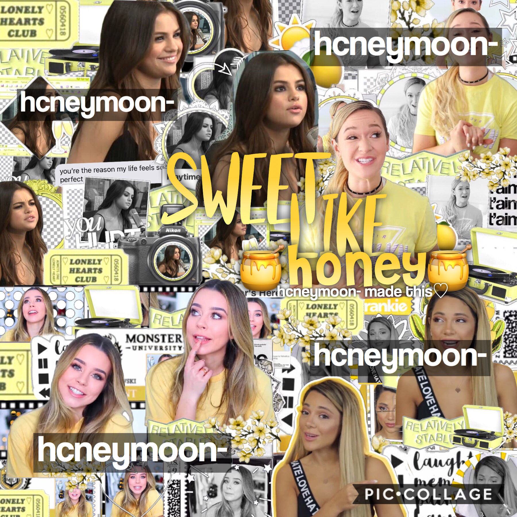 🌿tap🌿
Person/s: Selena, Alisha, Sierra, and Gabby
Theme: yellow complex
Time taken: too long
Note: this was by far the hardest edit I have done! I think   I did a good job though!
What do you think?