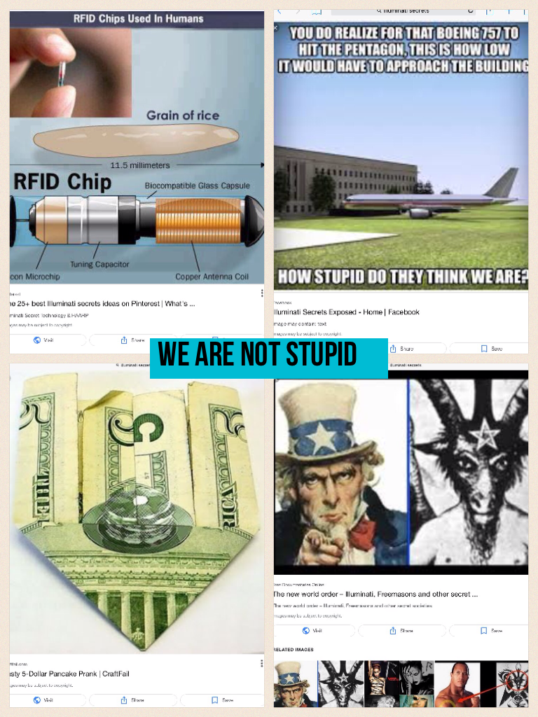 We are not stupid