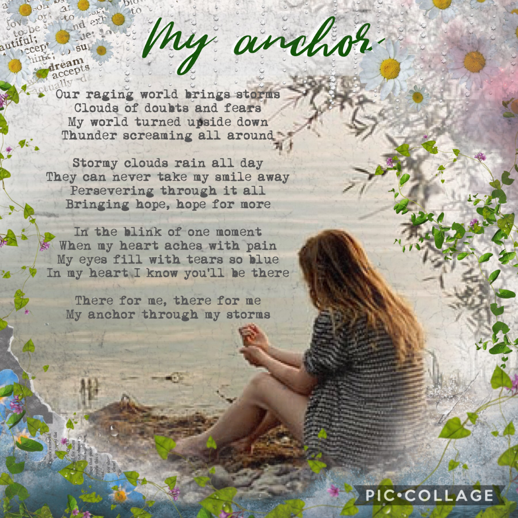 Another poem by me 🙈💗
It’s really bad I know but I wrote it for my music composition. 🙈💗I actually really enjoy composing, I’m doing a song atm 🎶more collages on the way just thought I’d share ❤️