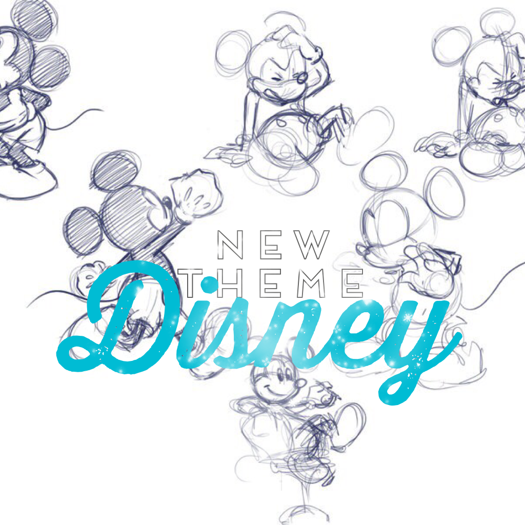 My new theme is Disney! 🐭💘🌠🏰