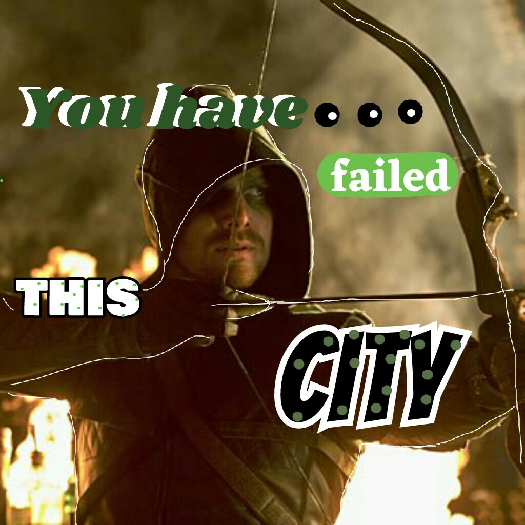 oliver queen arrow (rushed this😴)