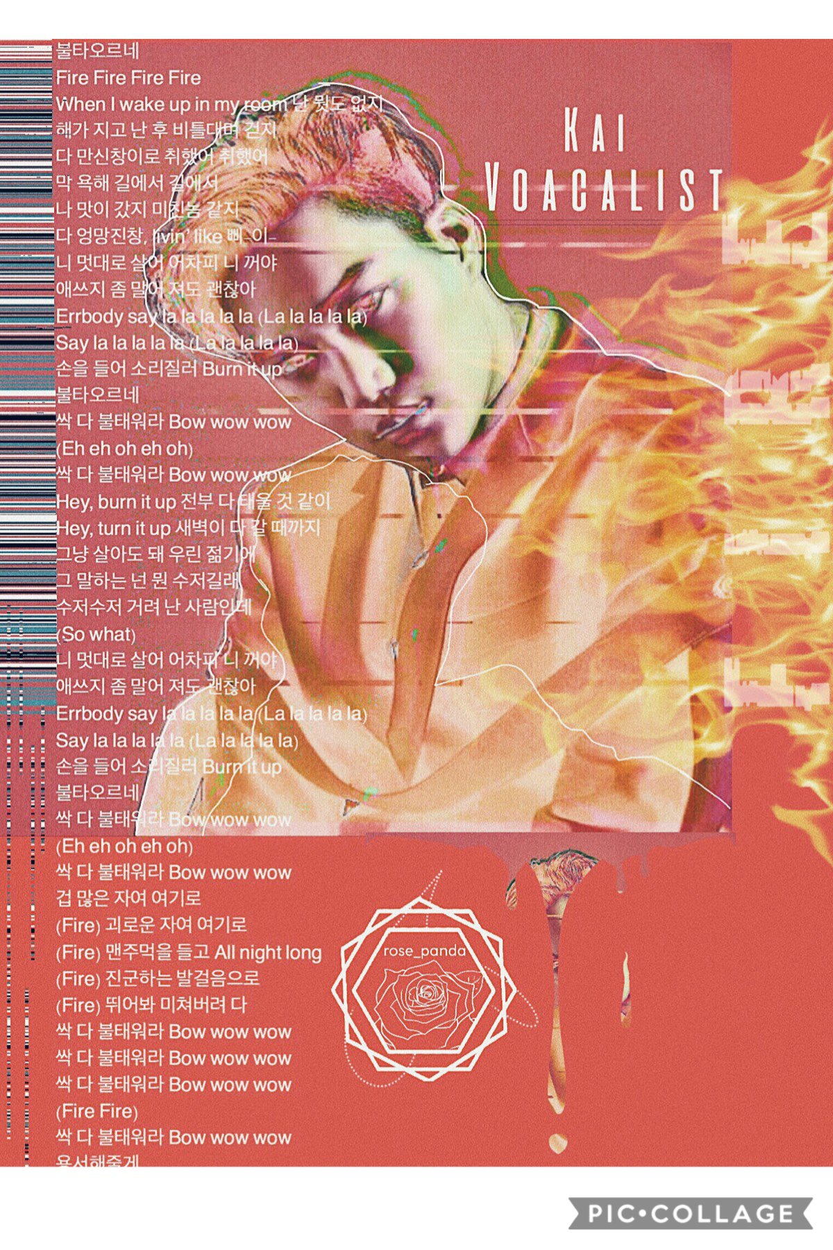 For @marksonyum kpop contest/games honestly this was a new style for me I tried to keep it “fiery” ig but I did add a bit of cool tones during filtering so it could balance out idk if you guys can see it or not and also can I be honest here sometimes duri