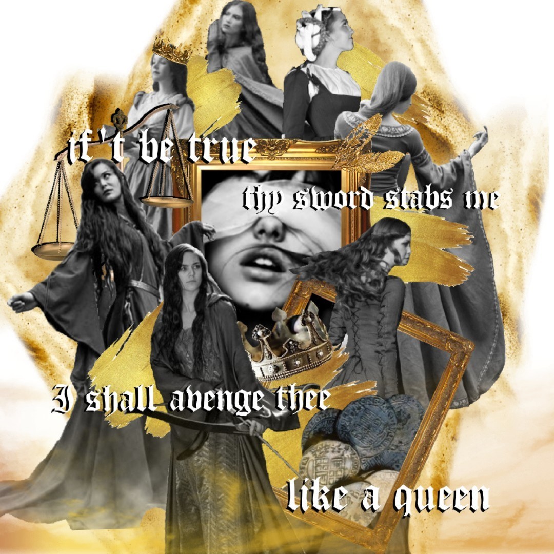 Not me using a shakespearean translator for this text. Also this is my fav collage ever and actually the first one I made in this style. If you've read this far, congrats, I'll tell you a secret: my birthday is next week (24 june)